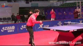 Tournament of Champions 2008 Training Highlights Wang Liqin / Wang Hao