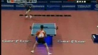 Amazing rally: Wang Liqin vs. Ma Lin