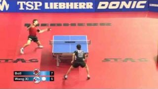 Timo Boll vs Wang Xi[DTTL 2010/2011]