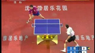 Penhold vs. Shakehand 2011: Wang Hao-Timo Boll