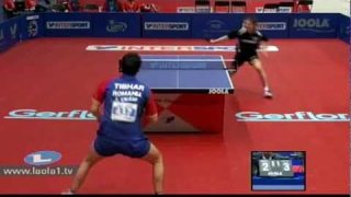 Werner Schlager vs Adrian Crisan[European Championships 2011]