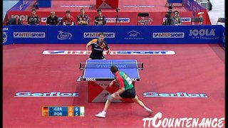 European Championships: Timo Boll-Joao Monteiro