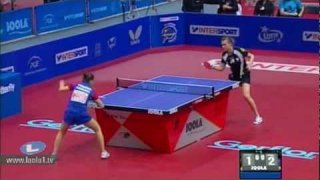 Bernadette Szocs vs Katarzyna Grzybowska[European Championships 2011]