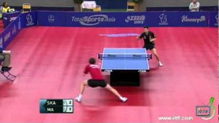 Ma Long vs Kirill Skachkov[Swedish Open 2011]
