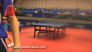 Open de SuÃ¨de Quentin Robinot - Ma Lin 2Ã¨me partie