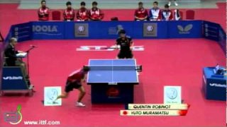 Quentin Robinot vs Yuto Muramatsu[WJTTC 2011]