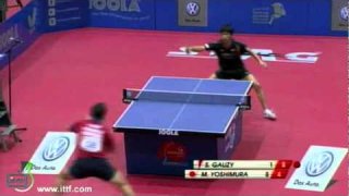 Simon Gauzy vs Maharu Yoshimura[WJTTC 2011]