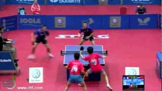 Simon Gauzy/Quentin Robinot vs Gaoyuan Lin/Jiaji Wu[WJTTC 2011]