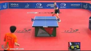 Simon Gauzy vs Kim Min Seok[Hungarian Open 2012]