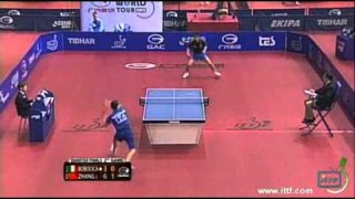 Zhang Jike vs Mihai Bobocica[Slovenia Open 2012]