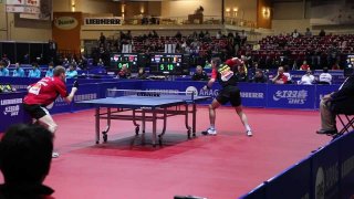 STIGA star Jean-Michel Saive at 2012 World Championships in Dortmund