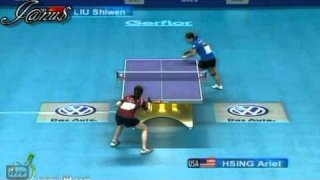2012 Women's World Cup [Grp1] LIU Shiwen (CHN) - HSING Ariel (USA)