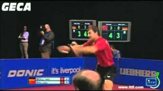 Timo Boll Unbelievable Backhand[World Cup 2012]
