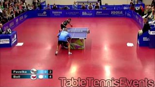 Timo Boll Vs Tomas Pavelka: Match 2 [German League 2012/2013]