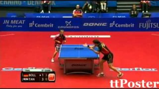 European Championships 2012: Timo Boll-Tan Ruiwu