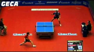 Vladimir Samsonov vs Bastian Steger[European Championships 2012]