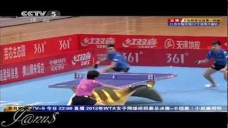 2012 China Super League: MA Lin / CHEN Qi - YAN An / ZHAI Yiming