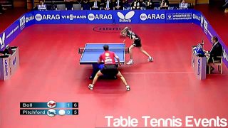 Timo Boll Vs Liam Pitchford: Match 4 [German League 2012/2013]