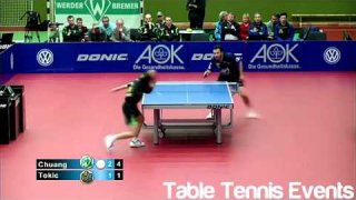 Chuang Chih Yuan Vs Bojan Tokic: Match 1 [German League 2012/2013]