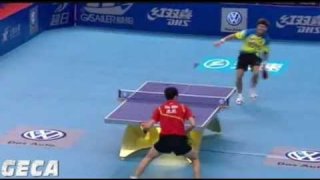 Michael Maze vs Xu Xin[China vs World Team Challenge 2012]
