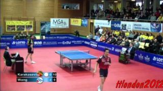Wang Xi vs Alexander Karakasevic (German League 2012/2013)