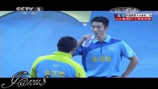 2012/13 China Super League: WANG Liqin - ZHANG Jike [Full Match/Short Form]