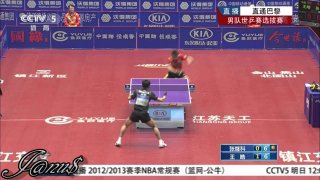 2013 China Trials for WTTC: ZHANG Jike - WANG Hao [New!! HD] [Full Match/Short Form]