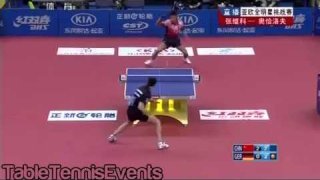 Zhang Jike Vs Dimitrij Ovtcharov: Match 4 [Asia Vs Europe 2013]