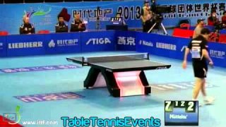 Chuang Chih Yuan Vs Robert Gardos: 1/4 Final [World Team Classic 2013]