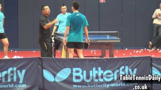 Ma Long Backhand - Multi Ball With Liu Guoliang Talk!