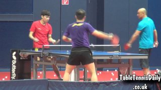Ma Lin Backhand Flick at WSA for WTTC 2013