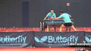 Xu Xin Forehand Multi Ball Against Backspin at WSA!