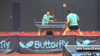 Xu Xin Forehand Multi Ball Against Topspin at WSA!