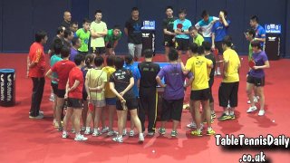 China Team - Men vs Women - Rare Serve Pressure Training