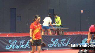 Fang Bo Forehand Multi Ball at the WSA for WTTC 2013!