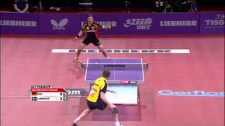 WTTC 2013 Highlights: Timo Boll vs Jens Lundqvist (Round 3)