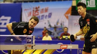 China Open 2013 Highlights: Ma Long/Timo Boll vs Zhang Jike/Adrien Mattenet