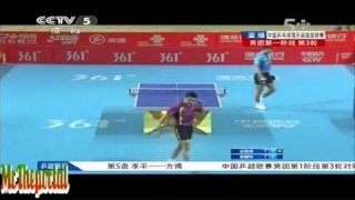 China Table Tennis Super League 2013 - Zhang Jike Vs Chuang Chih Yuan -