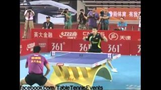 Zhang Jike Vs Zhou Yu: Match 1 [Chinese Super League 2013]