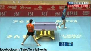 Ma Long Vs Zhang Chao: Match 1 [Chinese Super League 2013]