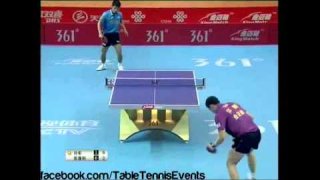 Zhang Jike Vs Xu Xin: Match 1 [Chinese Super League 2013]