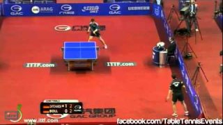 Timo Boll Vs Dimitrij Ovtcharov: 1/2 Final [German Open 2013]
