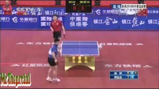 Table Tennis Chinese Trials for WTTTC 2014 - Fan Zhendong Vs Hao Shuai -