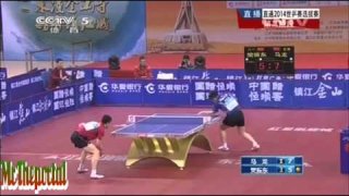 Table Tennis China Trials for WTTTC 2014 - Fan Zhendong Vs Ma Long -