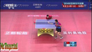 Table Tennis Asian Cup 2014 - Ma Long Vs Chen Chien An -