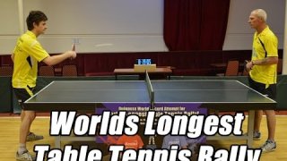 World's Longest Table Tennis Rally