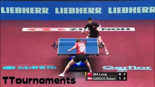 Ma Long Vs Robert Gardos:Team Group:WTTTC 2014