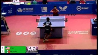 Miracle point at the ITTF World Hopes Challenge