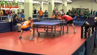 Table Tennis EYC 2014 - Roel Bogie Vs Rimas Lesiv -