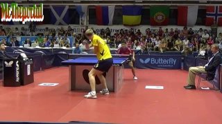 Table Tennis EYC 2014 JUNIOR FINAL - Alexandre Cassin Vs Elias Ranefur -